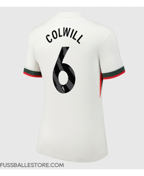 Günstige Chelsea Levi Colwill #6 Auswärtstrikot Damen 2025-26 Kurzarm Günstige Chelsea Levi Colwill #6 Auswärtstrikot Damen 2025-26 Kurzarm